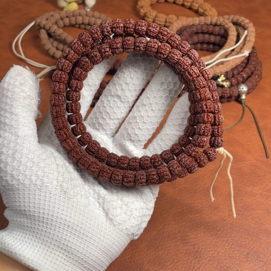 金刚菩提吊坠藏切盘龙108尺寸1.0