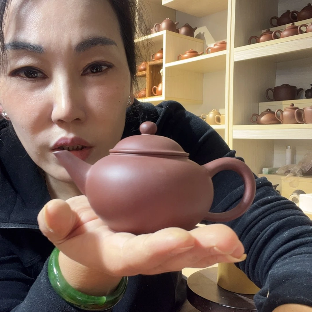 茶壶紫砂亮*?紫泥水平机车170 c c