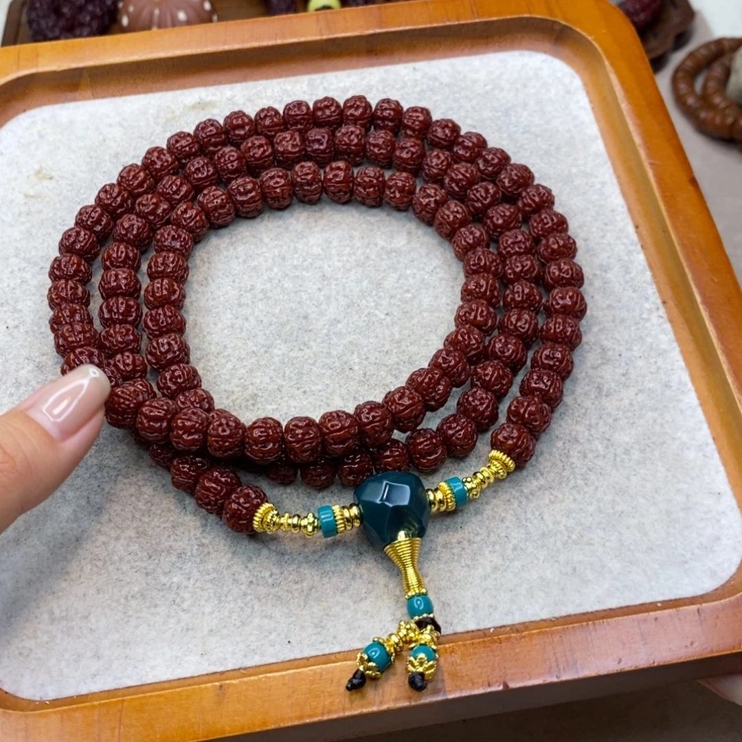 金刚菩提吊坠梅花双龙108 9