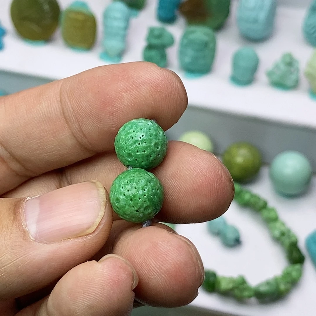 绿松石珠宝奇石未镶嵌