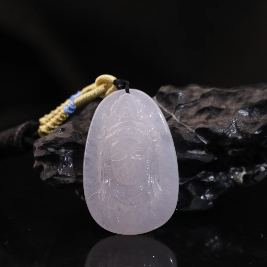 FC2天然缅甸翡翠A货观音/800048/保利厦门拍卖