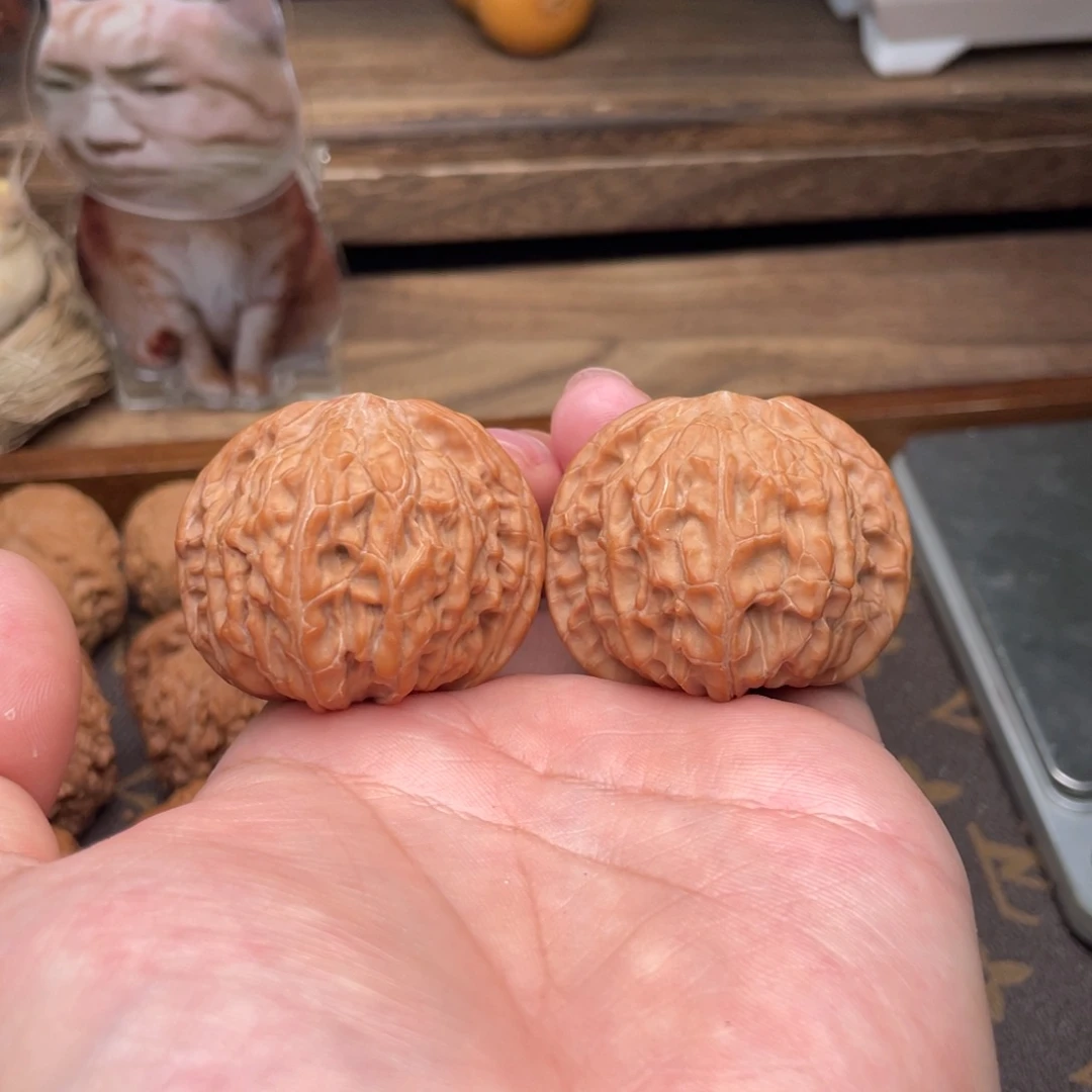 文玩核桃把件G4号42尺磨盘