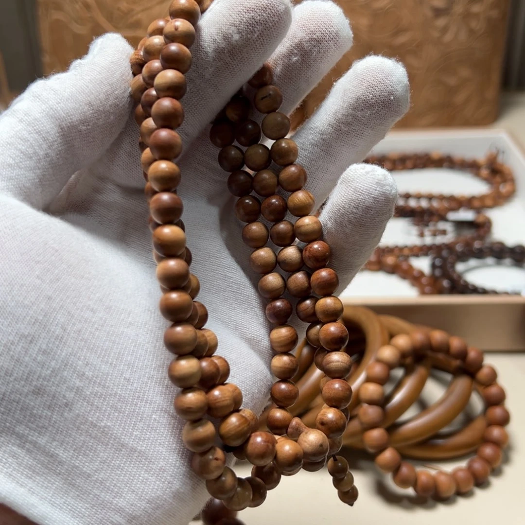 檀香木手串/手链08微微瑕