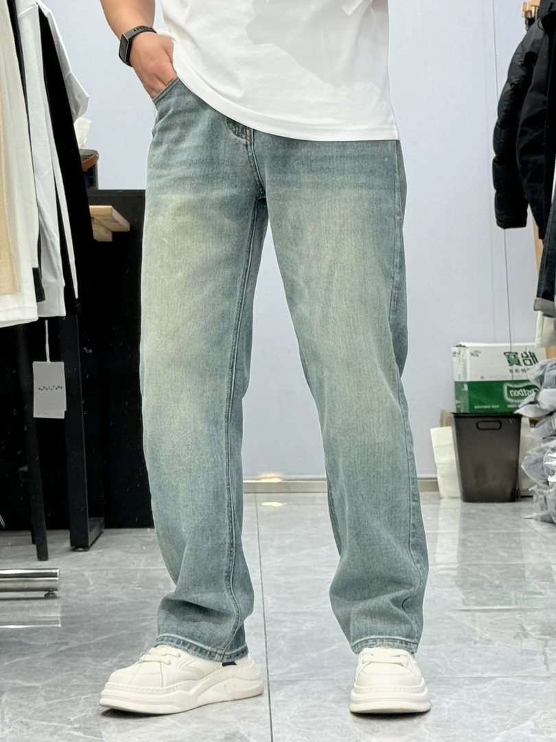 男士春夏直筒牛仔裤53108