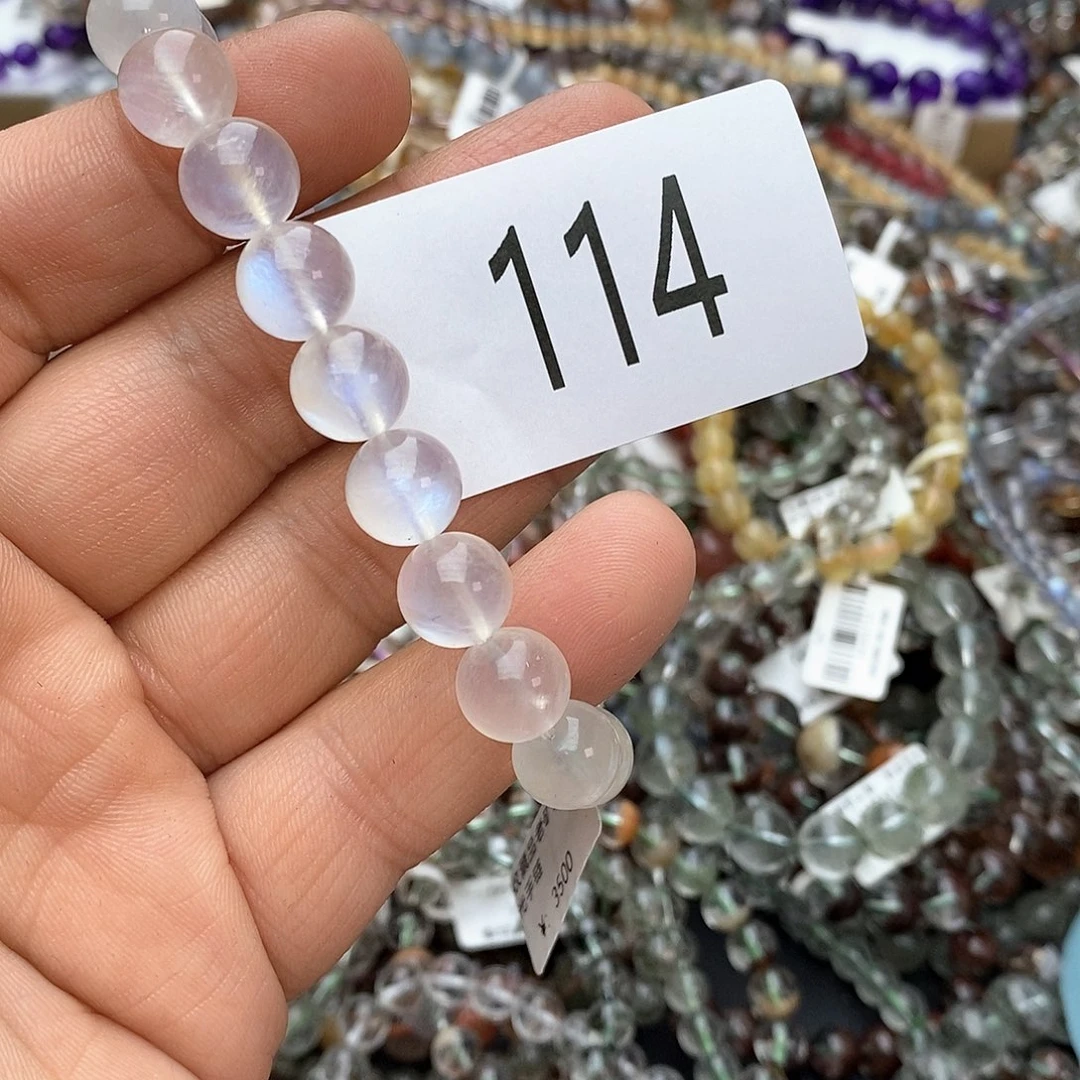 月光石手链未镶嵌手链