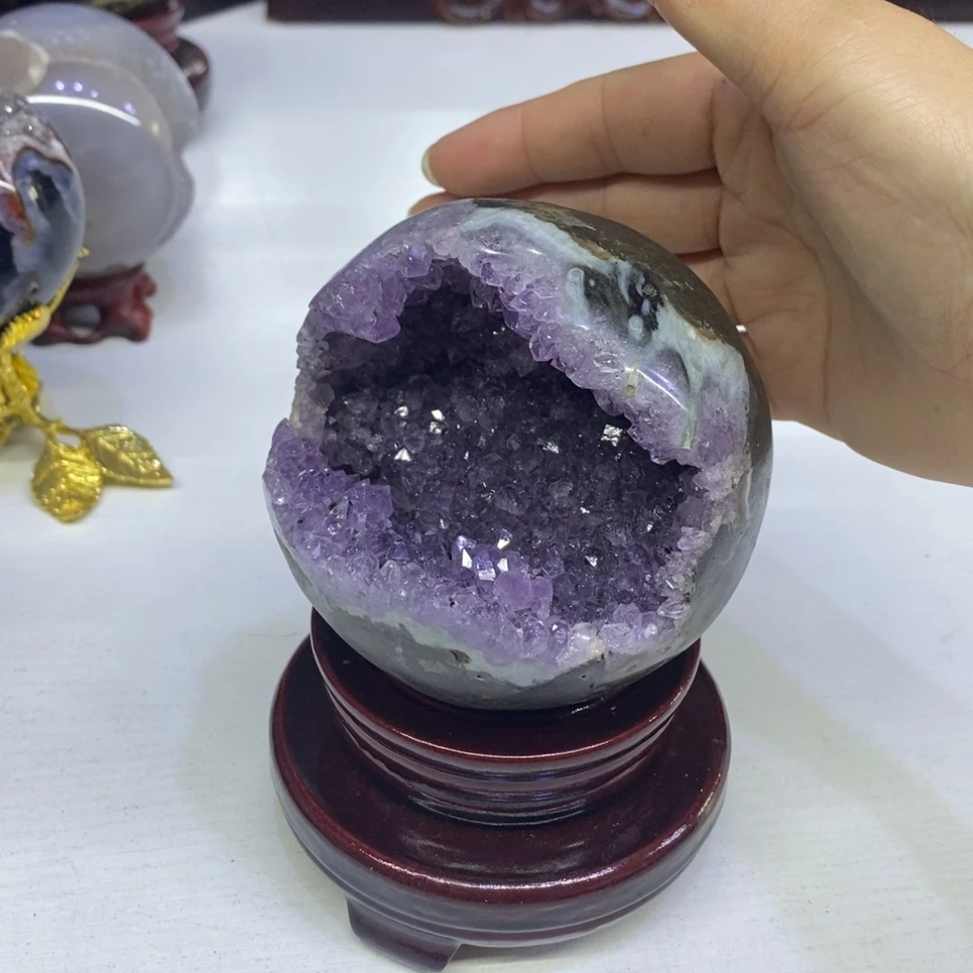 未镶嵌紫晶大型摆件（非配饰）莹