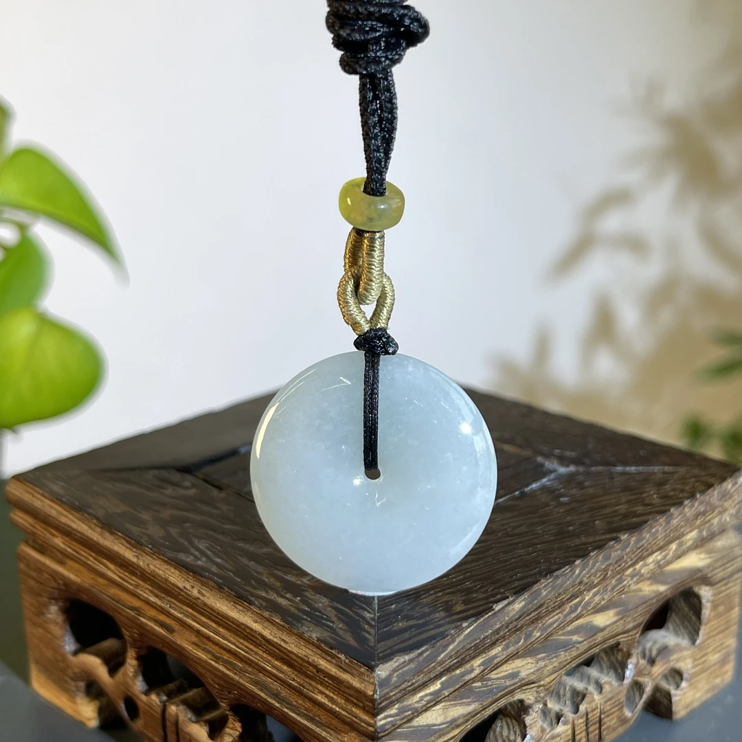 JCA24-205   天然缅甸A货翡翠    平安扣