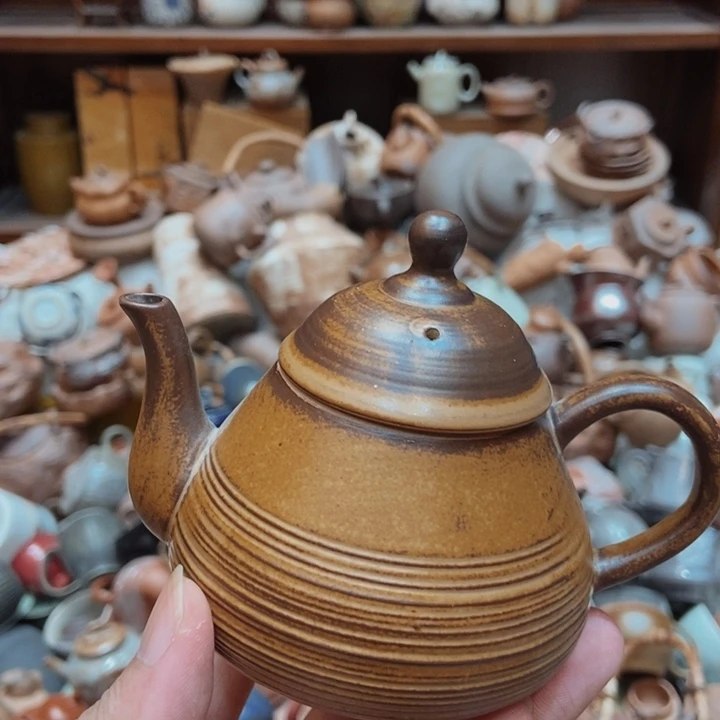 柴烧老岩泥高端茶器