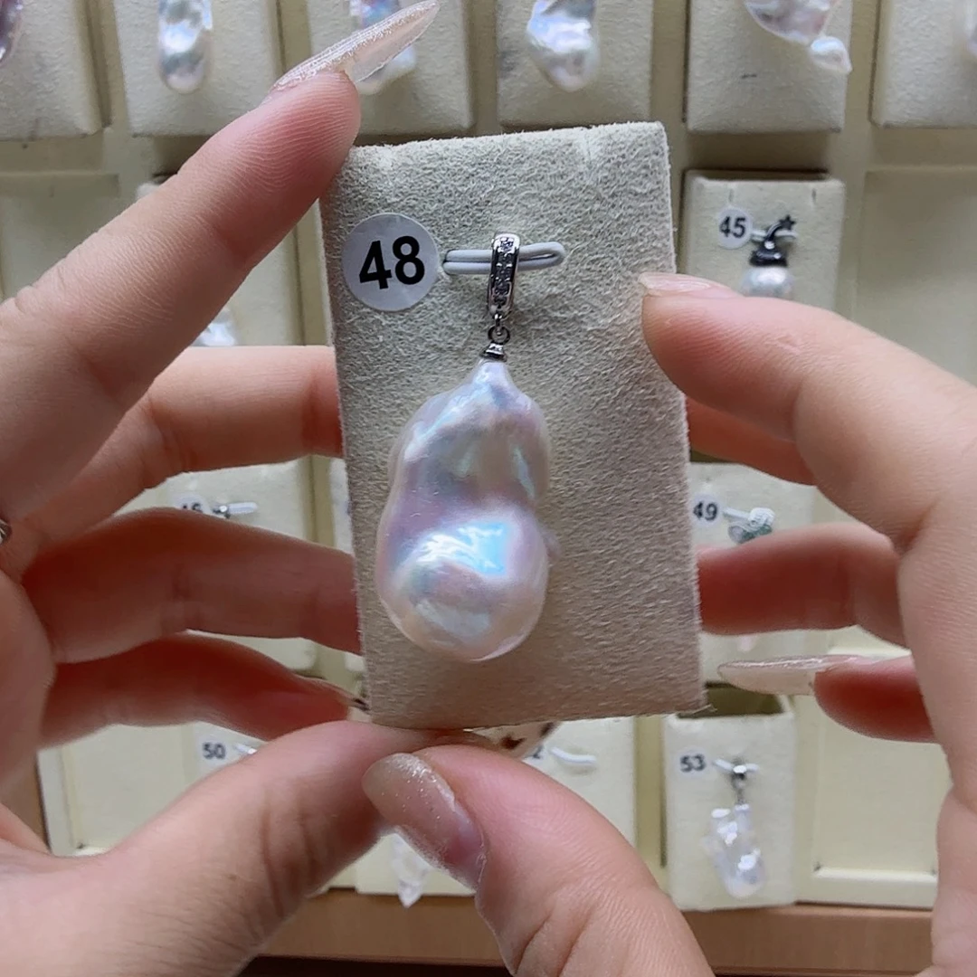 淡水珍珠项链合金