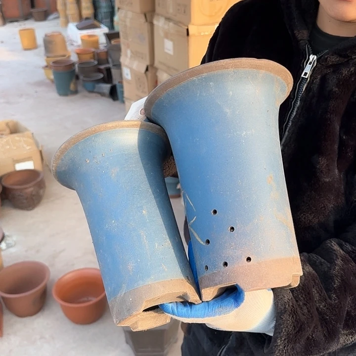 紫砂花盆瑕疵和瑕疵都