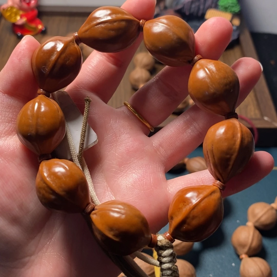 大***简橄榄核手串/手链2027梅林铁三花橄榄核