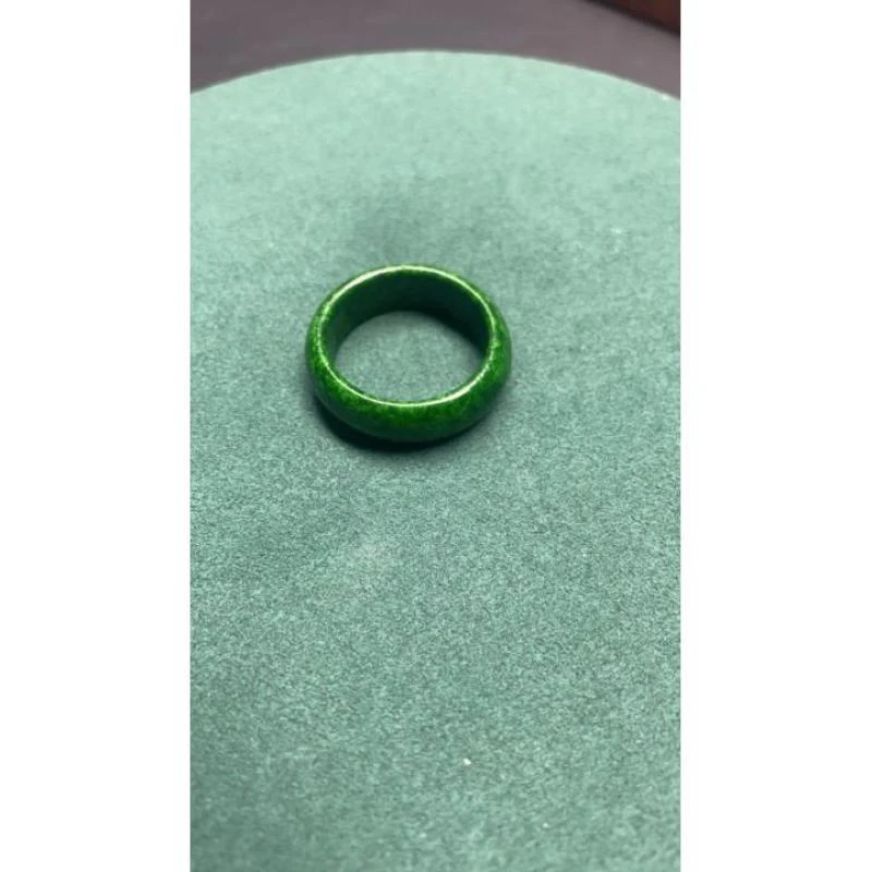 非金属珐琅戒指 349号精品绿色戒指