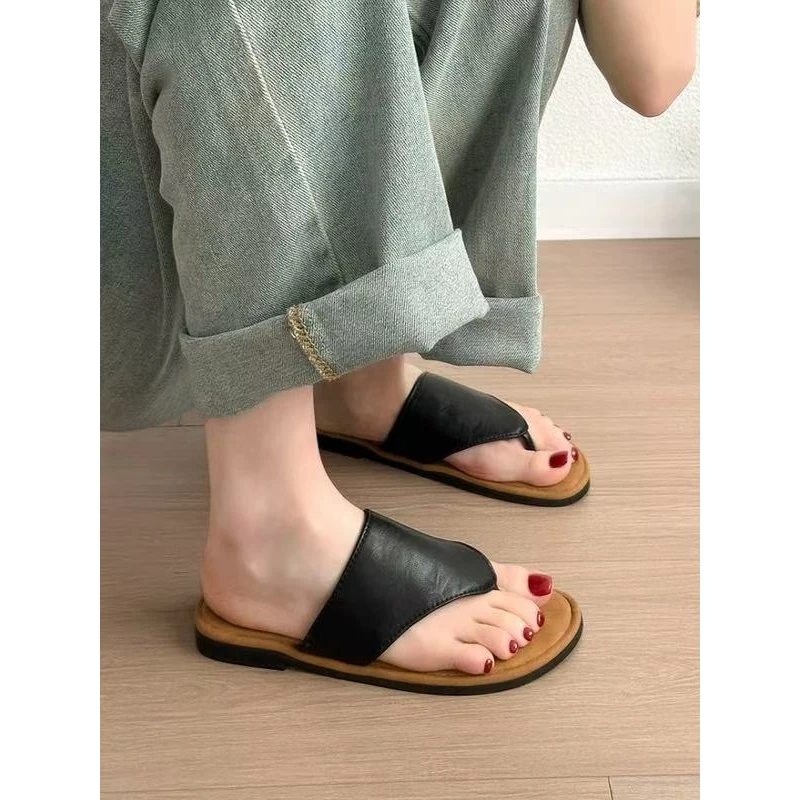 夏休闲款法式拖鞋女新款配裙子仙女风拖鞋2566-2