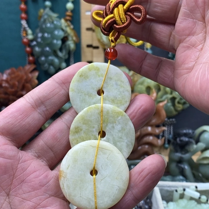 【闪购商品】未镶嵌岫玉车挂