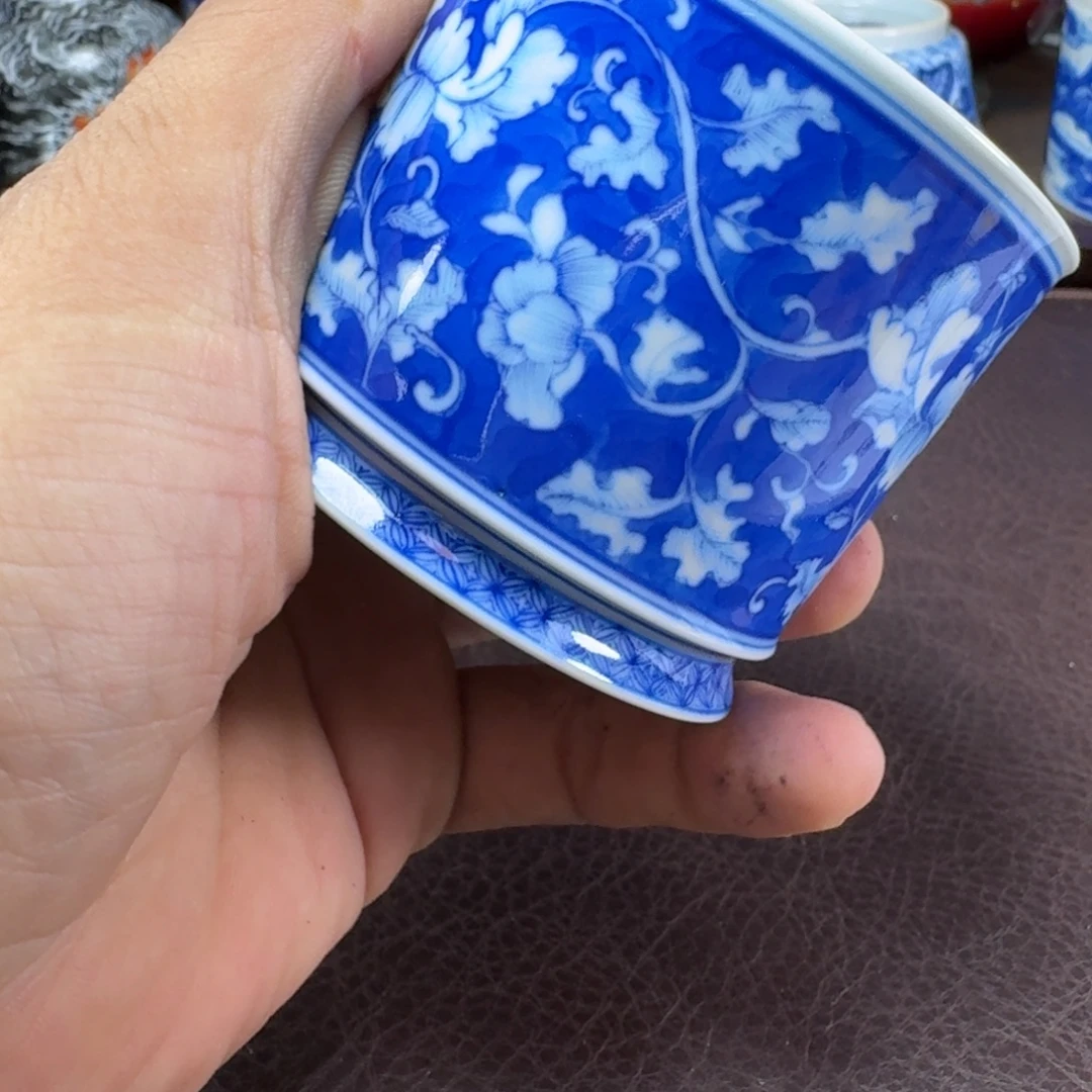 满***1瓷片当代景德镇陶瓷手绘茶具