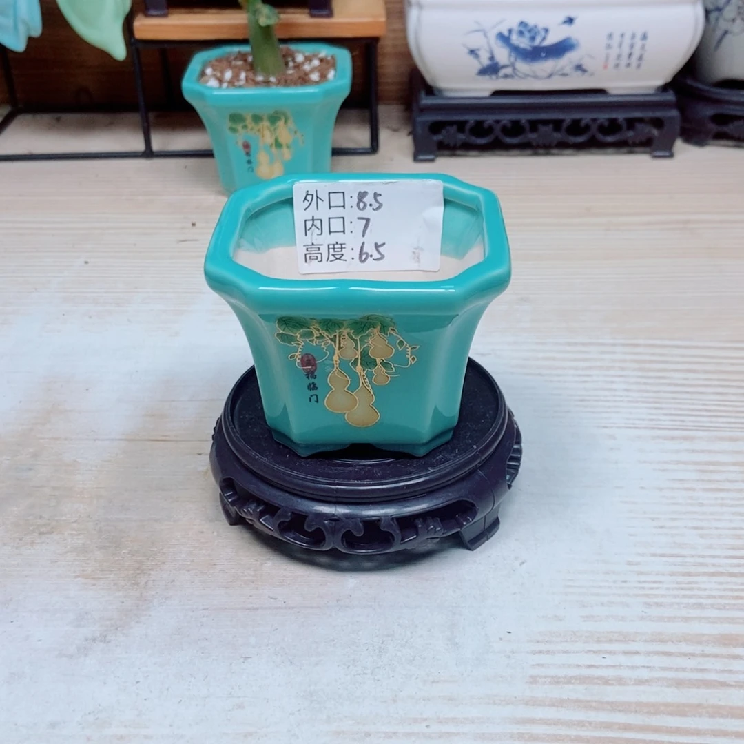 瓷片陶瓷花盆陶瓷艺术