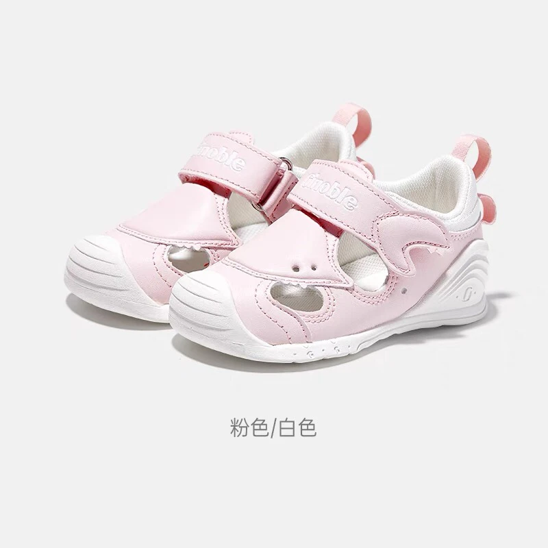 魔术贴拼色透气夏季学步鞋时尚运动鞋婴童鞋