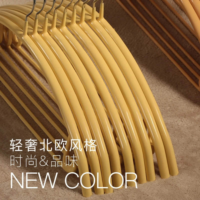 精致衣架防肩角无痕家用浸塑晾衣服撑子挂晒衣撑挂钩衣