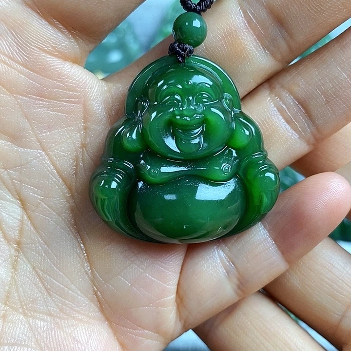 吊坠(不含链)未镶嵌和田玉（碧玉）34
