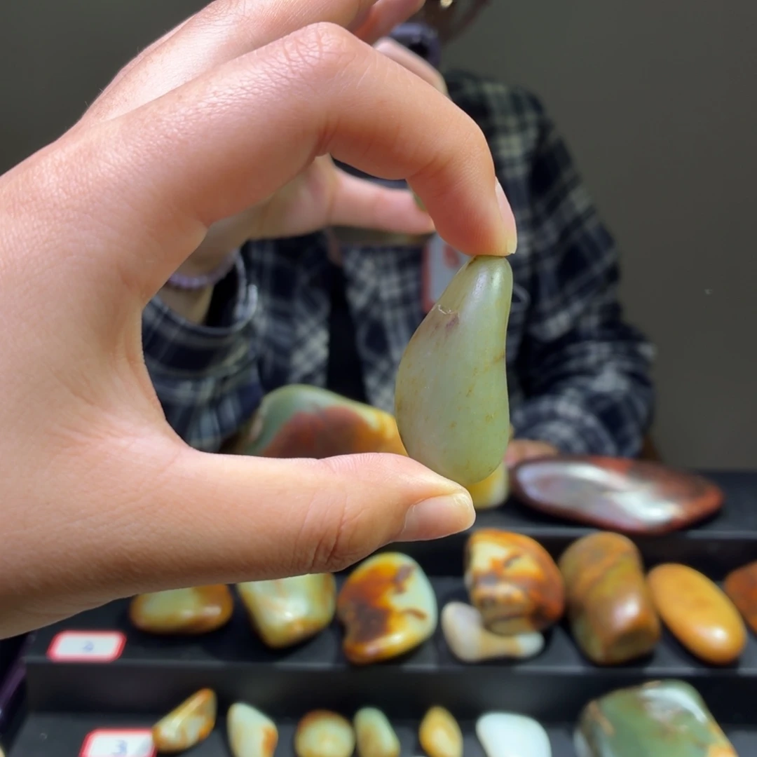 和田玉未镶嵌挂件20