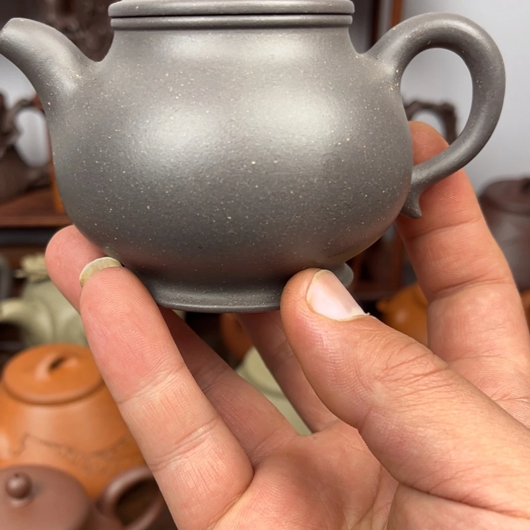 文***氓紫砂茶壶天青高潘