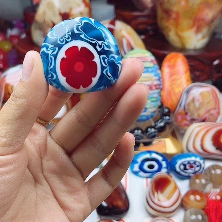 玛瑙/玉髓未镶嵌耳饰