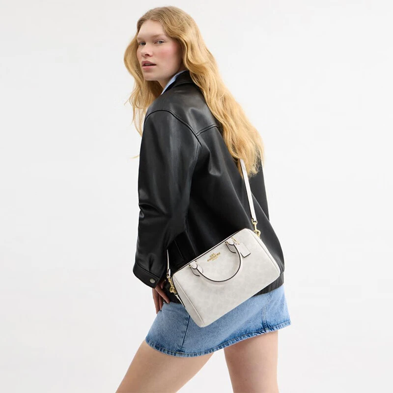 COACH蔻驰女包波士顿包单肩斜挎包 CV961 IMXU5