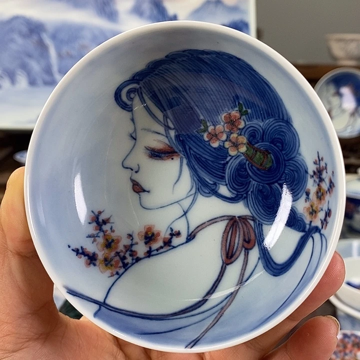 杯景德镇手工手绘陶瓷，高亮兴老师作品
