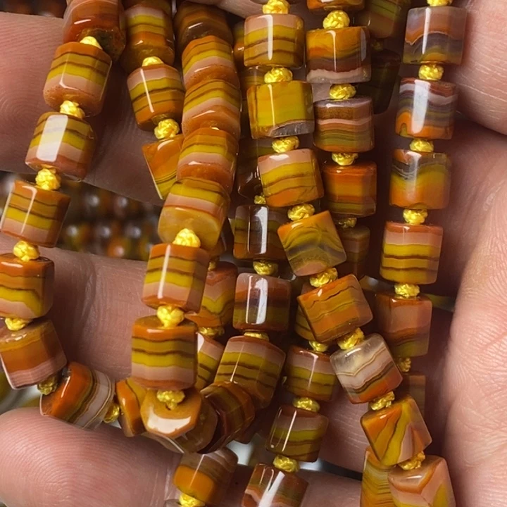 玛瑙/玉髓合金颈饰