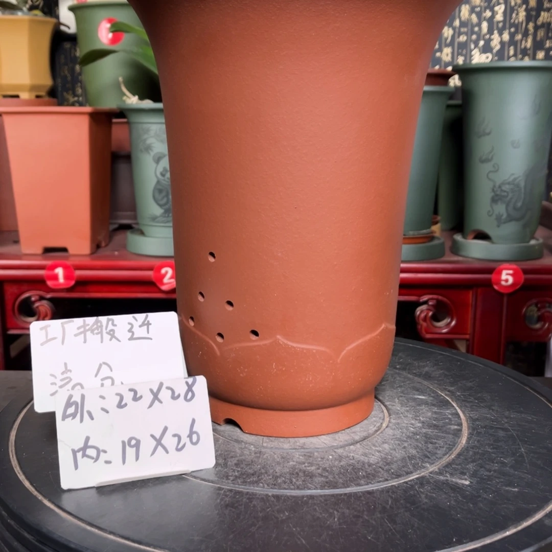 紫砂花盆紫砂花盆