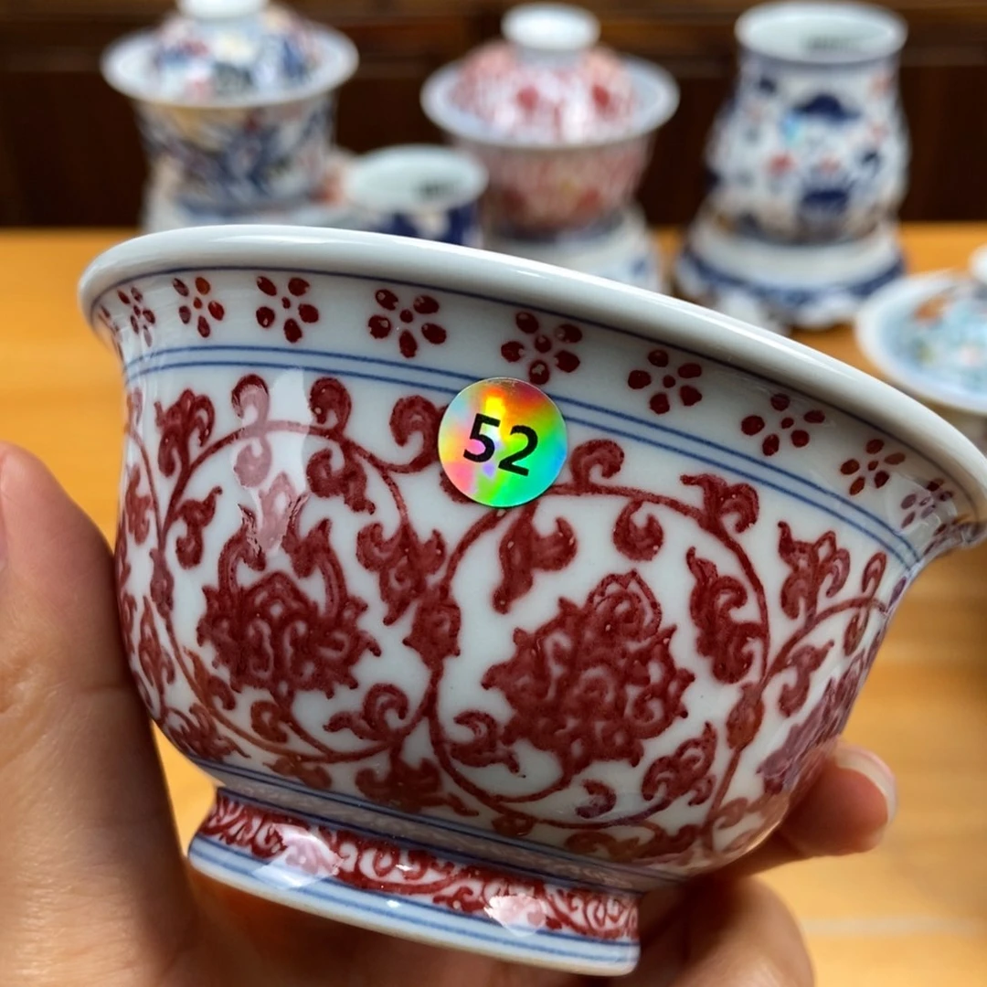 手绘现代茶具非古董