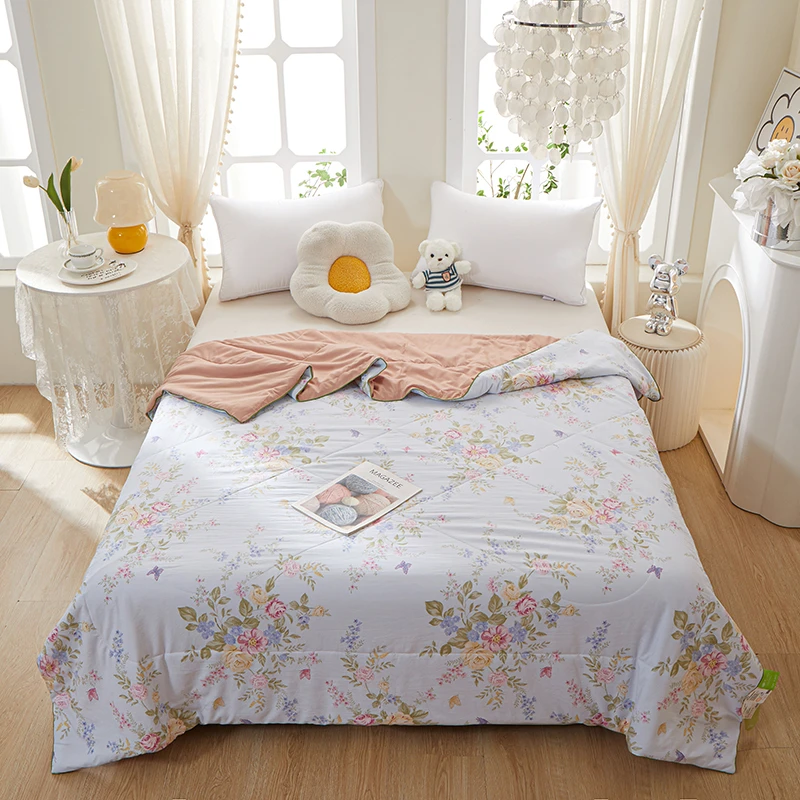 2025年新款繁花小茶芯夏被夏凉被空调被