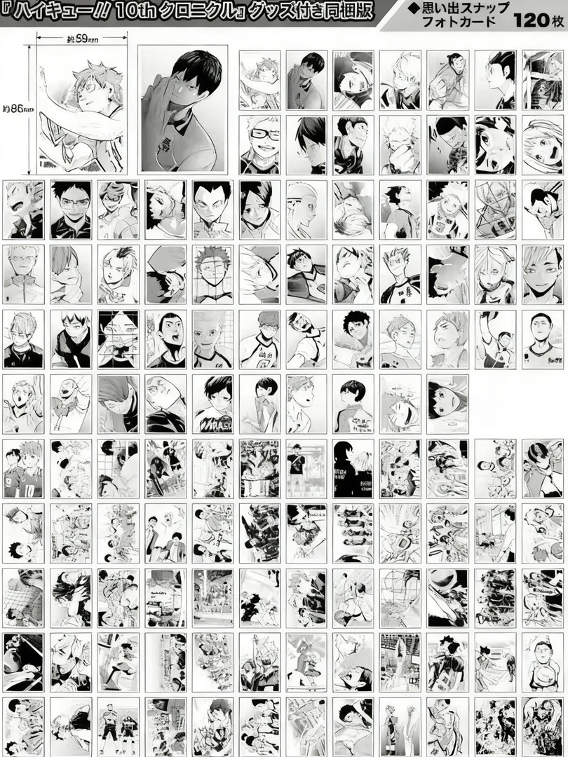 【日谷正版】排球少年十周年拍立得