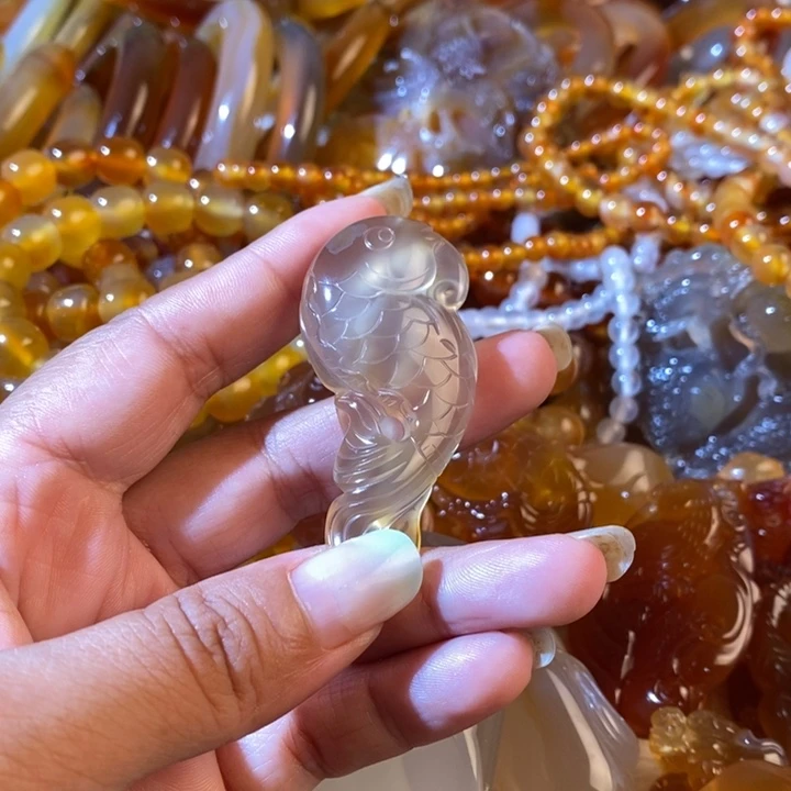 未镶嵌玛瑙吊坠玛瑙/玉髓