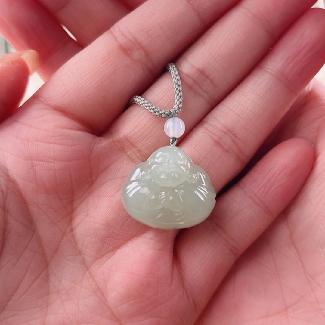 和田玉未镶嵌吊坠(赠链)❄️****