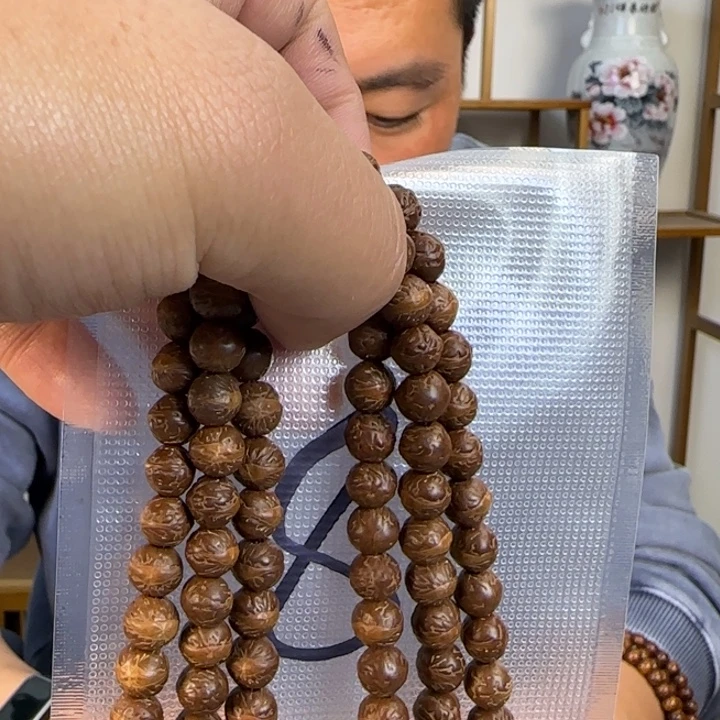 吊坠莲花菩提酸枣核108