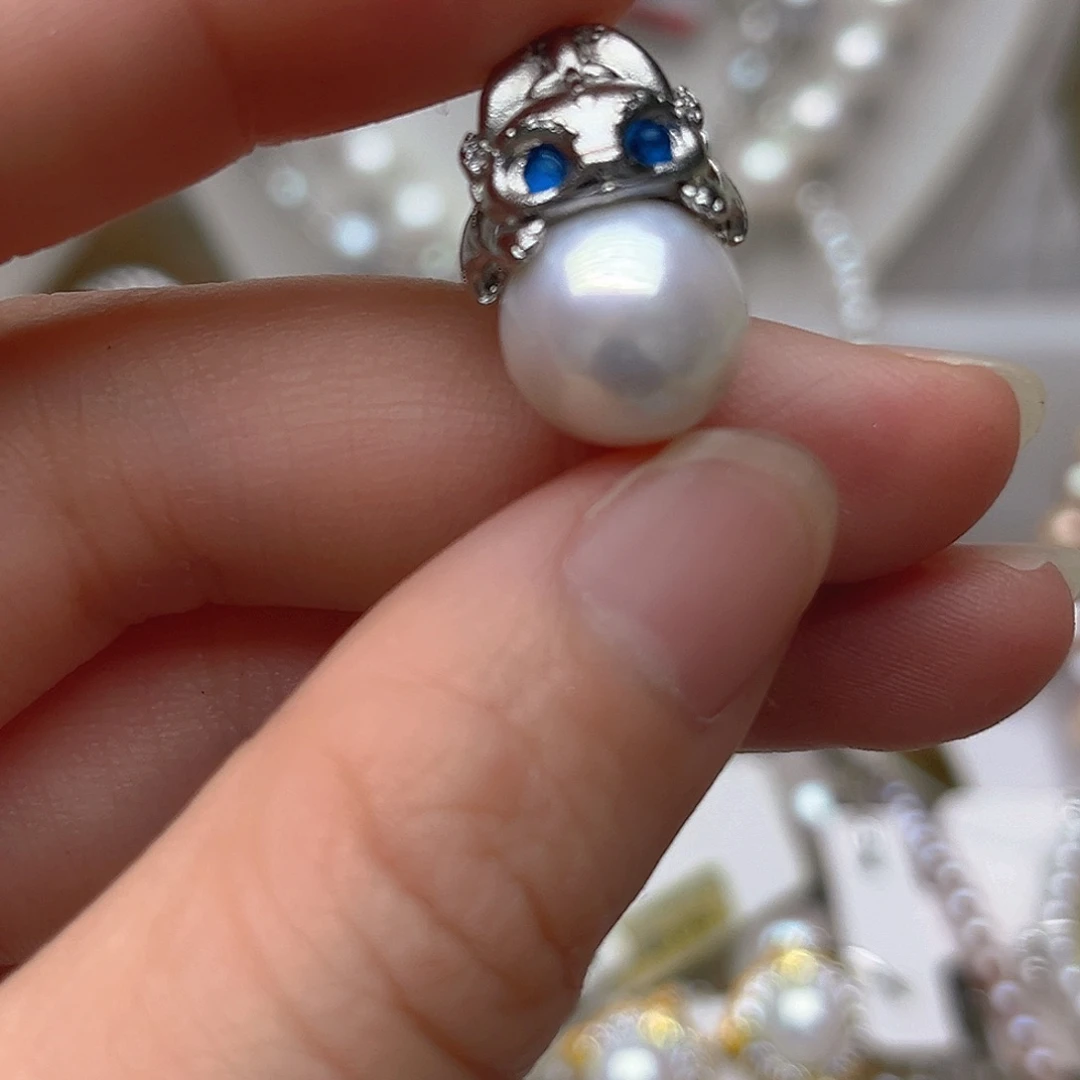 未镶嵌吊坠耳钉淡水珍珠