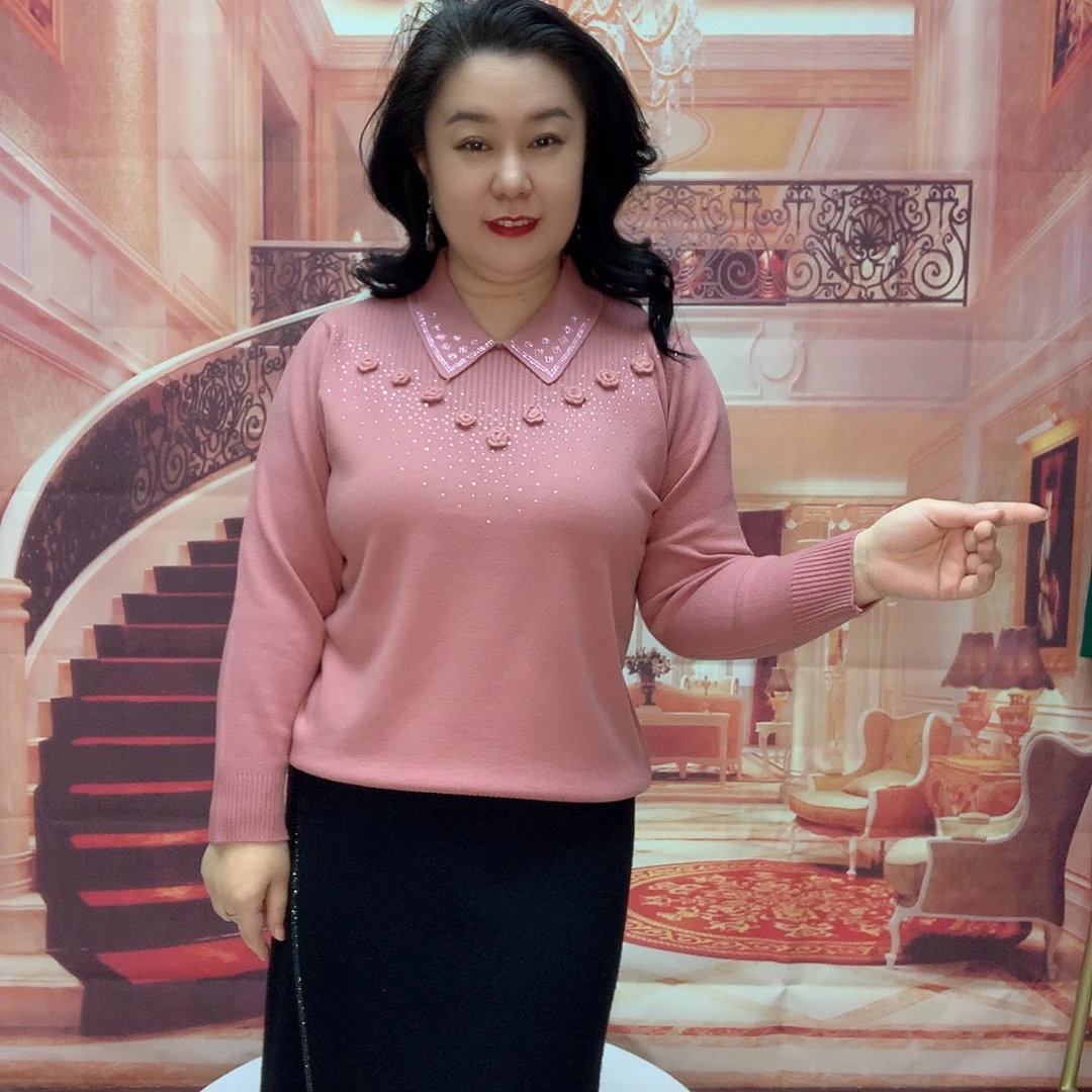 冬季新款，小花朵静色上衣
