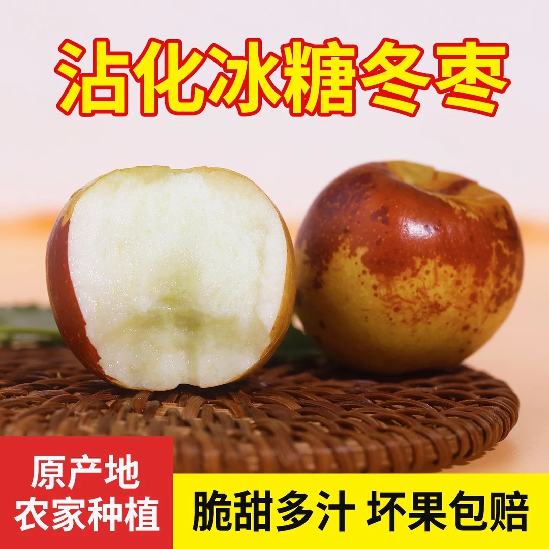 正宗沾化冬枣脆甜可口次日达山东省