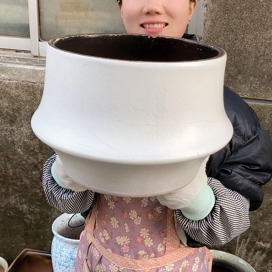 紫砂花盆正品口27高21