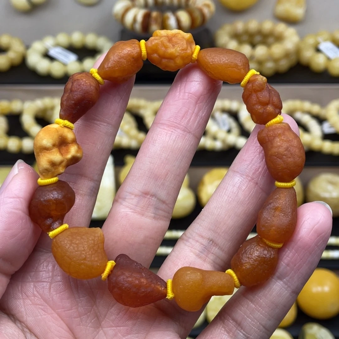 琥珀裸石未镶嵌琥珀蜜蜡