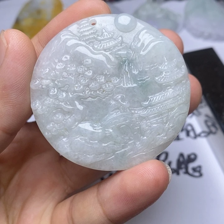颈饰未镶嵌翡翠翡翠