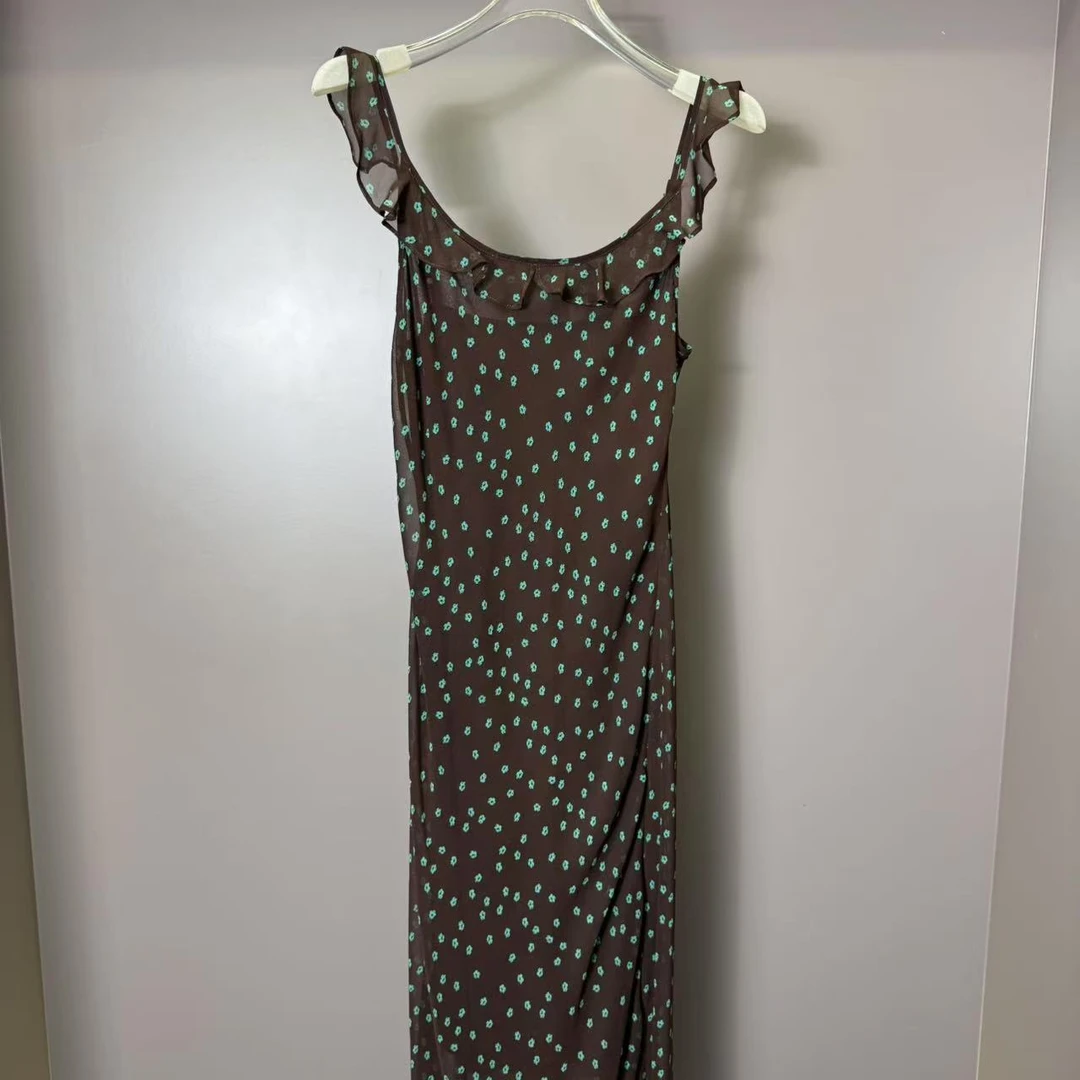 【达人专属】2025新款设计师款度假风高级波点连衣裙