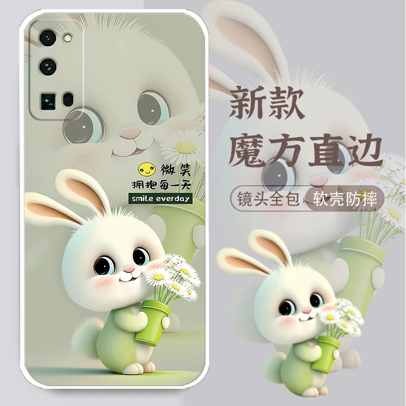 荣耀30Pro手机壳EBG-AN00全包新款网红女潮男硅胶防摔软壳卡通兔
