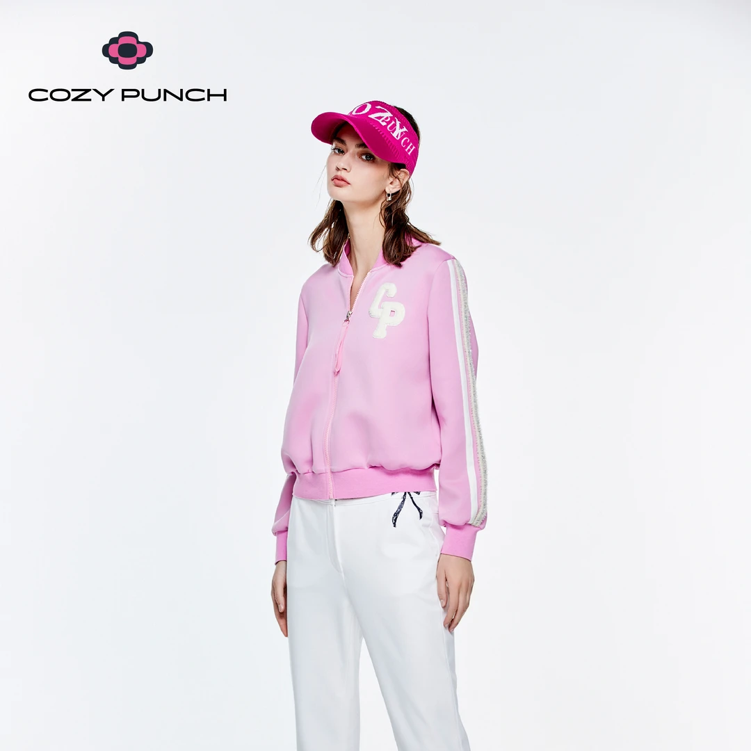 cozy punch【桃粉云朵】透气时尚休闲外套P1373942