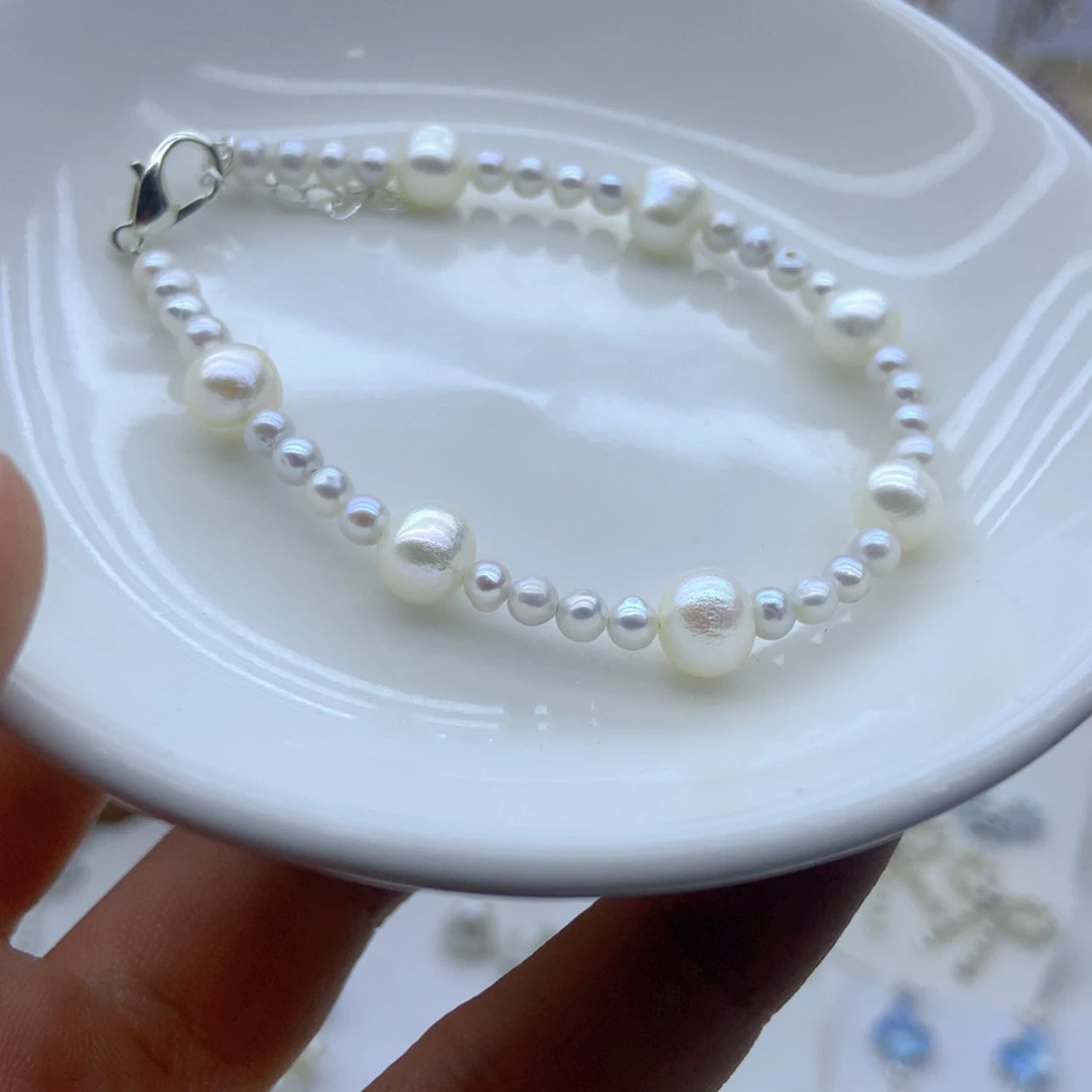 淡水珍珠耳饰未镶嵌