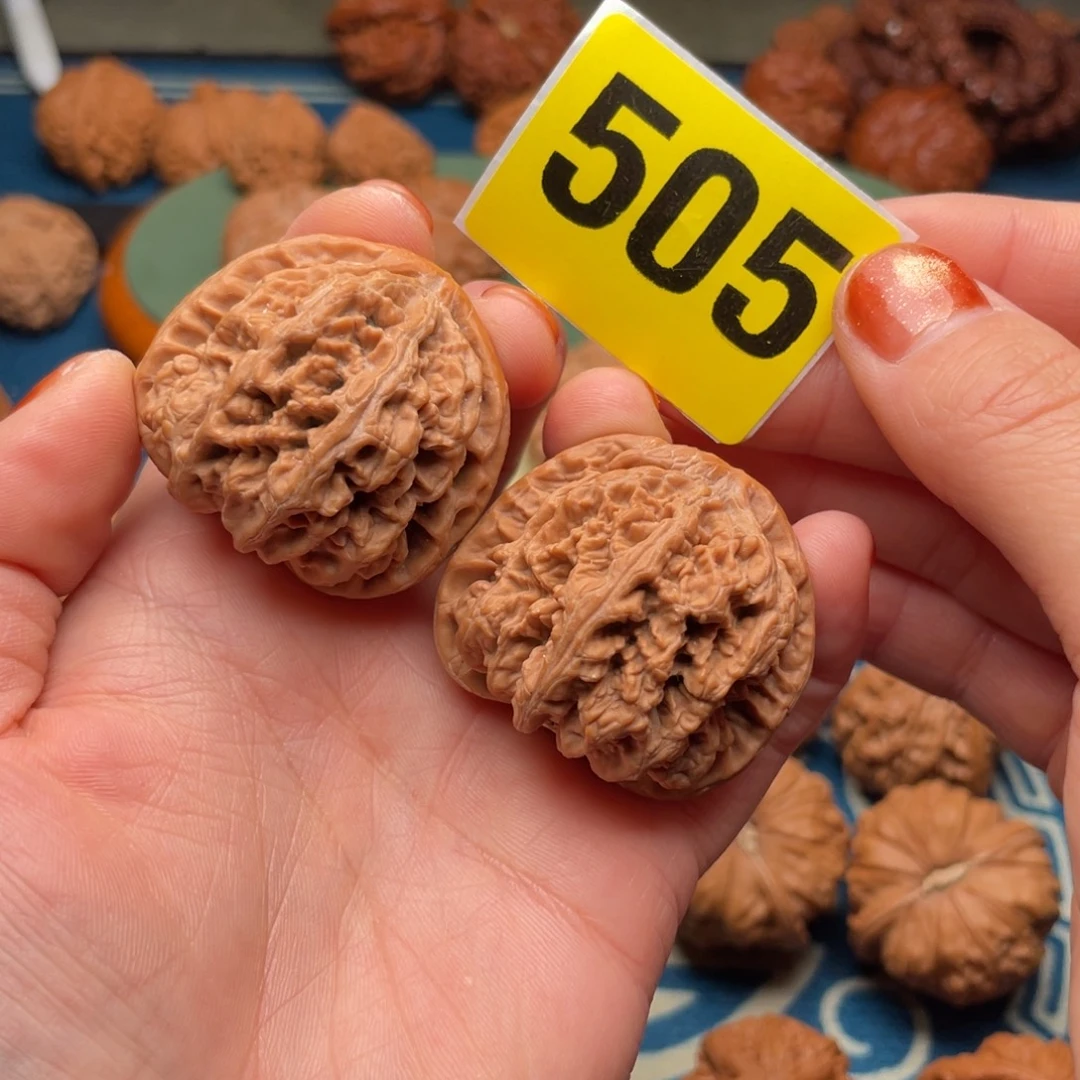 文玩核桃把件39粗筋505号