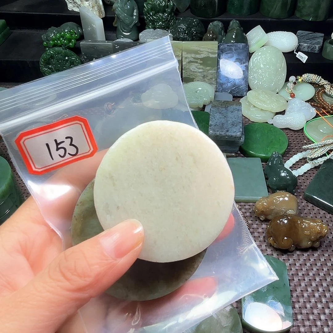 和田玉珠宝半成品未镶嵌