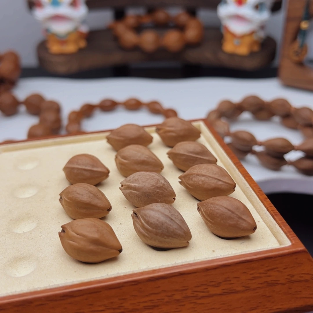 橄榄核手串/手链足***丶梅林铁核15×23三面佛素串