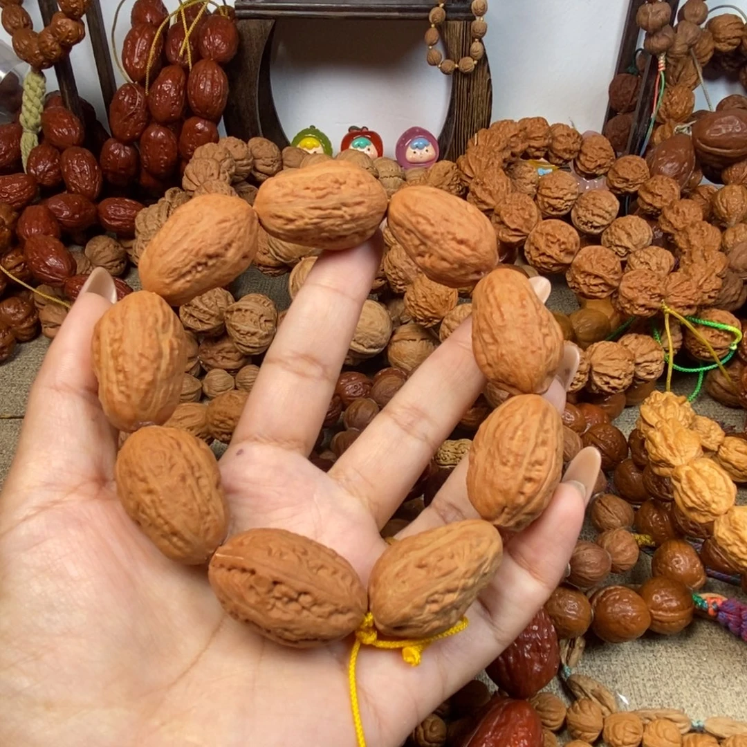 *****吊坠文玩核桃白茬无边大枣文玩核桃